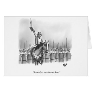 Spaß-Grußkarte für lustige Ermutigung