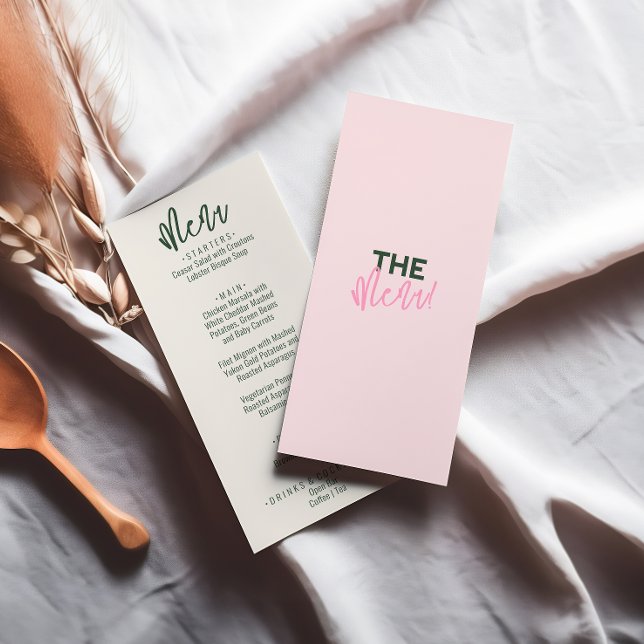 Spaß handgeschriebene farbenfrohe Pastelszeit Menükarte (Von Creator hochgeladen)