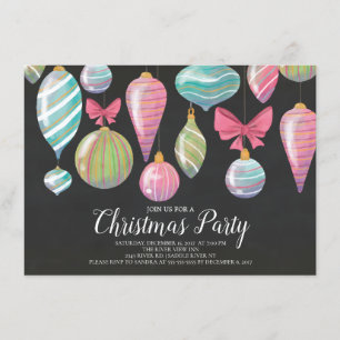 Spaß-hängende Verzierungs-WeihnachtsParty Einladung