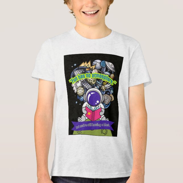 Spaß hat keine Admosphäre Tri-Blend Shirt (Vorderseite)