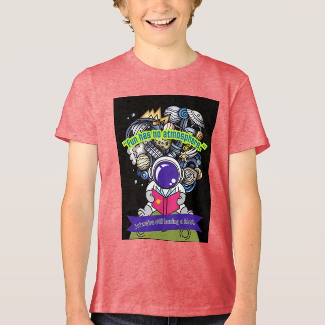 Spaß hat keine Admosphäre Tri-Blend Shirt (Vorderseite)