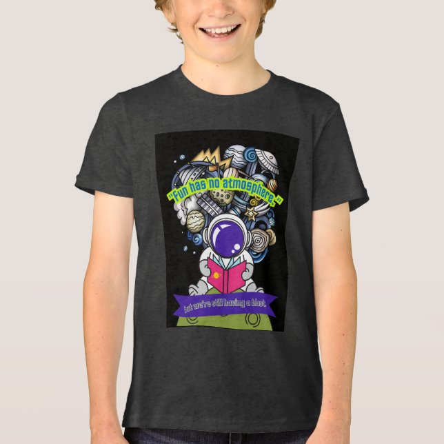 Spaß hat keine Admosphäre Tri-Blend Shirt (Vorderseite)