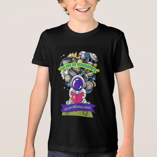 Spaß hat keine Admosphäre Tri-Blend Shirt (Vorderseite)
