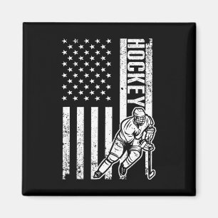 Spaß Hockey-Design für Herren Hockey-Spieler-Sphär Magnet