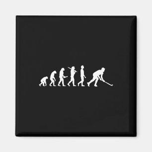 Spaß Hockey-Evolution für Hockeyspieler Magnet