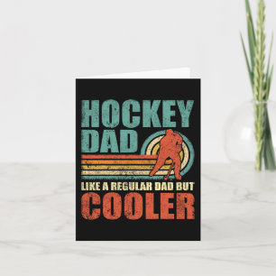 Spaß Hockey Vater wie ein regelmäßiger Vater, aber Karte