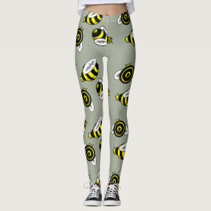 SPASS-HUMMEL-BIENEN-LEGGINGS HELLGRÜN LEGGINGS