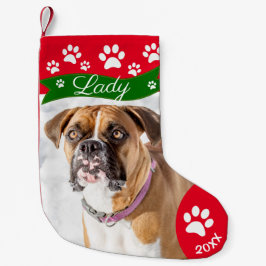 Spaß-HundeweihnachtsStrümpfe - personalisiertes Kleiner Weihnachtsstrumpf