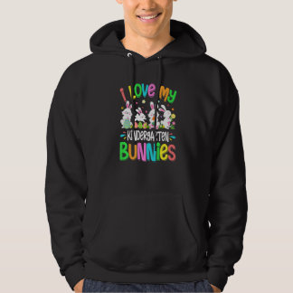 Spaß I Liebe Mein Kindergarten Bunnies Bunny Eggs Hoodie