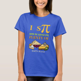 Spaß I SPY VIELE PIE Happy Pi Day T-Shirt