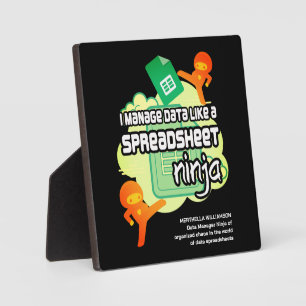 Spaß I Verwalten von Daten SPREADSHEET NINJA Fotoplatte