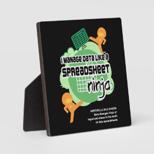 Spaß I Verwalten von Daten SPREADSHEET NINJA Fotoplatte