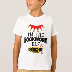 Spaß Ich bin die Bücherwurm-Elfen-Kostüme Weihnach T-Shirt