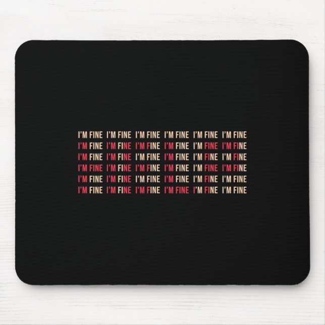 Spaß ich bin eine gute Hilfe Depression Psychische Mousepad (Vorne)