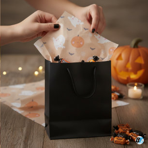 Spaß Illustrativ Maximalistisches Halloween Seidenpapier