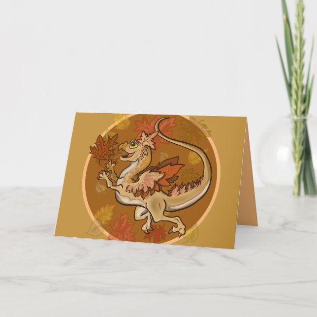 Spaß im Blätter Dragon Karte (Vorderseite)