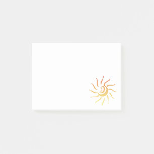 Spaß im Sommer Sun Post-it Klebezettel