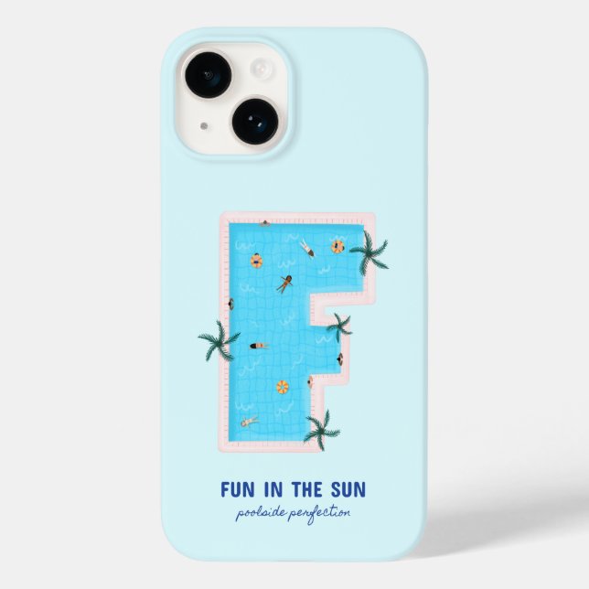 Spaß im Sun F-förmigen Pool Case-Mate iPhone Hülle (Rückseite)