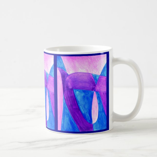 SPASS in der abstrakten Hintergrundkunst Kaffeetasse (Rechts)