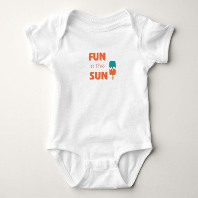 Spaß in der Sonne Baby Bodysuits & One-Piece (Vorderseite)