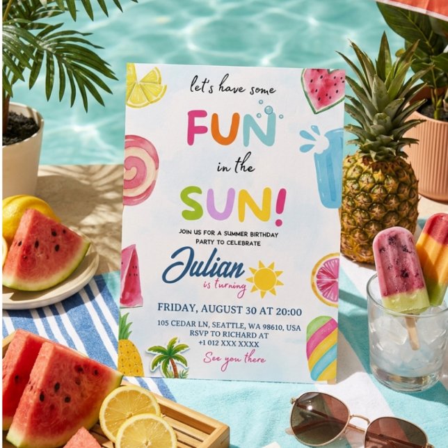 Spaß in der Sonne Einladung (Von Creator hochgeladen)