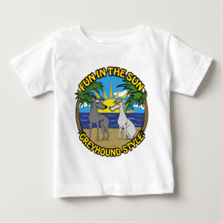 SPASS IN DER SONNE GREYHOUND STIL BABY T-SHIRT