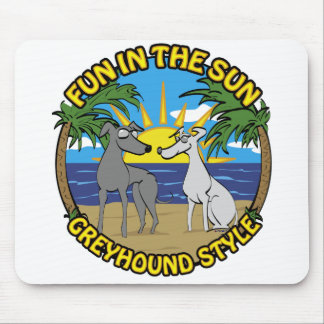 SPASS IN DER SONNE GREYHOUND STIL MOUSEPAD