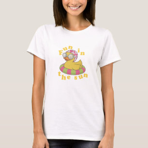 Spaß in der Sonne Gummiente T-Shirt
