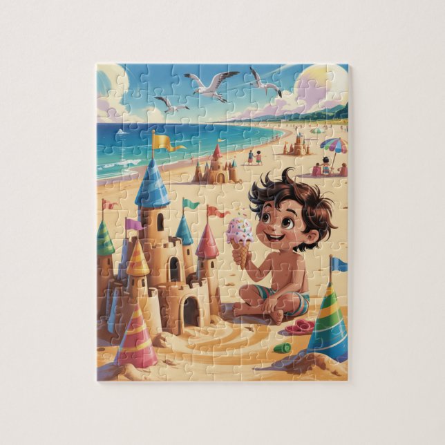 Spaß in der SONNE! Puzzle (Vertikal)