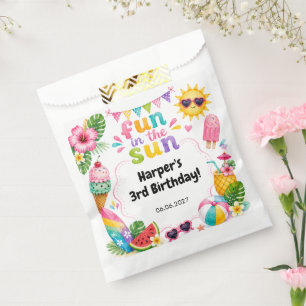 Spaß in der Sonne Tropischer Sommer Geburtstag Geschenktütchen