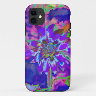 Spaß in der Sonnenblume   psychedelisch lila Case-Mate iPhone Hülle