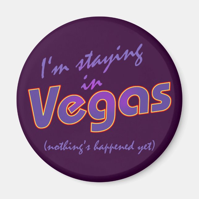 Spaß in Las Vegas Magnet (Vorne)