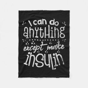 Spaß Insulin T1d Diabetes Fleecedecke