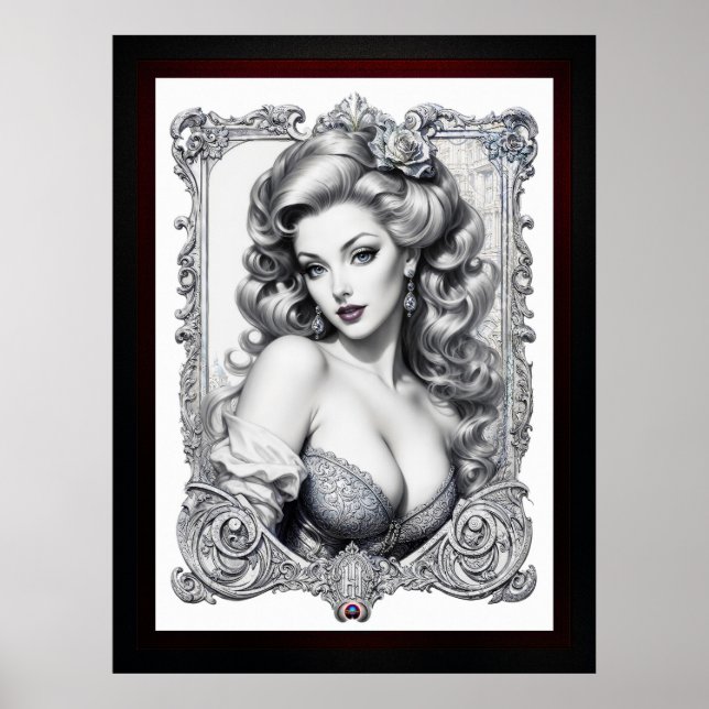 Spaß ist mein Name AI Concept Art by Xzendor7 Poster (Vorne)