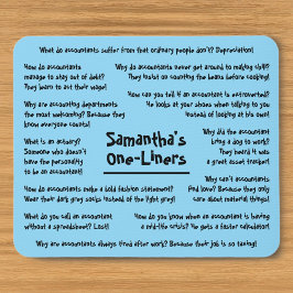 Spaß Jokes Funny Accounting Mousepad