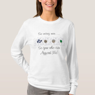 Spaß - Juwelen Damen lange Ärmel T - Shirt oben