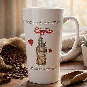 Spaß Kaffeekonzept Gnome Funny Valentinstag Gesche Milchtasse