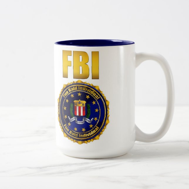 Spaß-kahle Einzelperson Zweifarbige Tasse (Rechts)