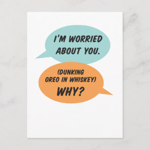 Spaß - Karo in On Friend Pandemic Joke Postkarte