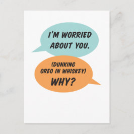 Spaß - Karo in On Friend Pandemic Joke Postkarte