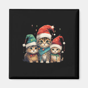 Spaß Kätzchen Weihnachten Weihnachten Weihnachten  Magnet