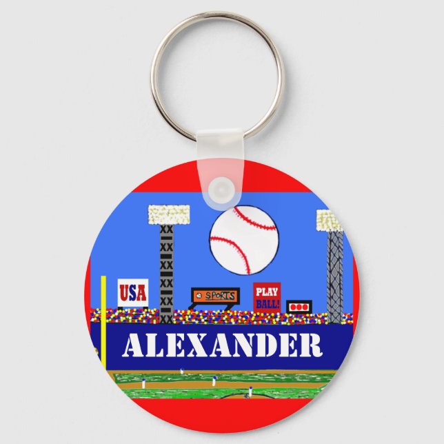 Spaß Kinder Sport Baseball Keychain Gastgeschenk G Schlüsselanhänger (Vorderseite)