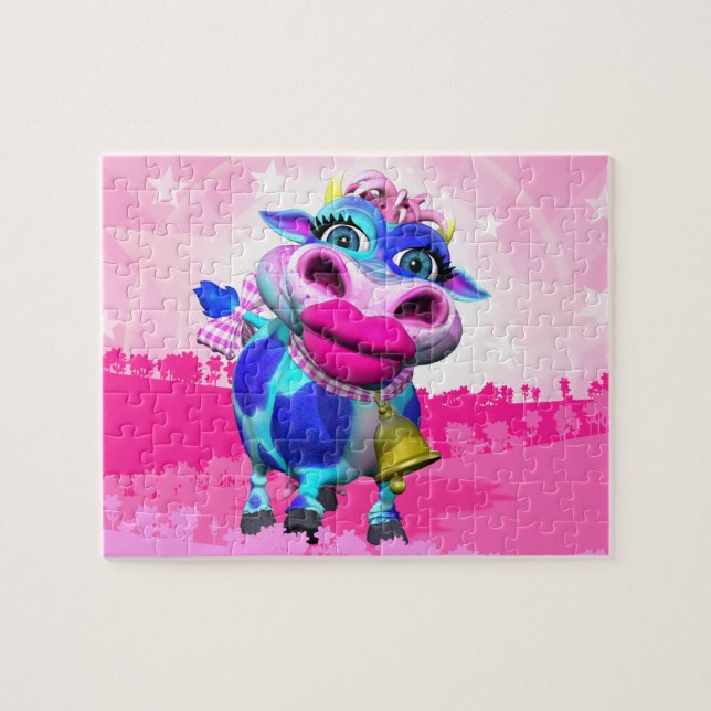 Spaß Kissy MOO-Puzzlespiel Puzzle (Horizontal)