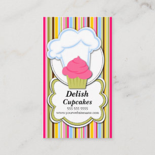 Spaß-kleiner Kuchen u. der Hut des Bäckers Visitenkarte