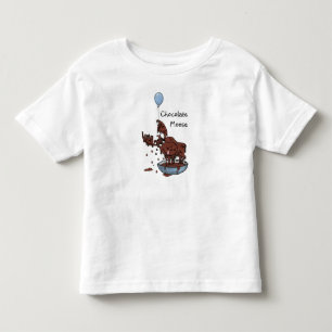 Spaß Kleinkind T - Shirt, Schokolade Elch T-shirt