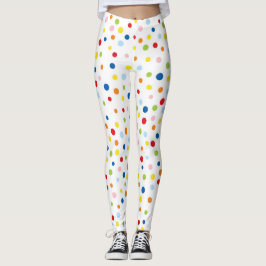 Spaß Konfetti bunt Leggings