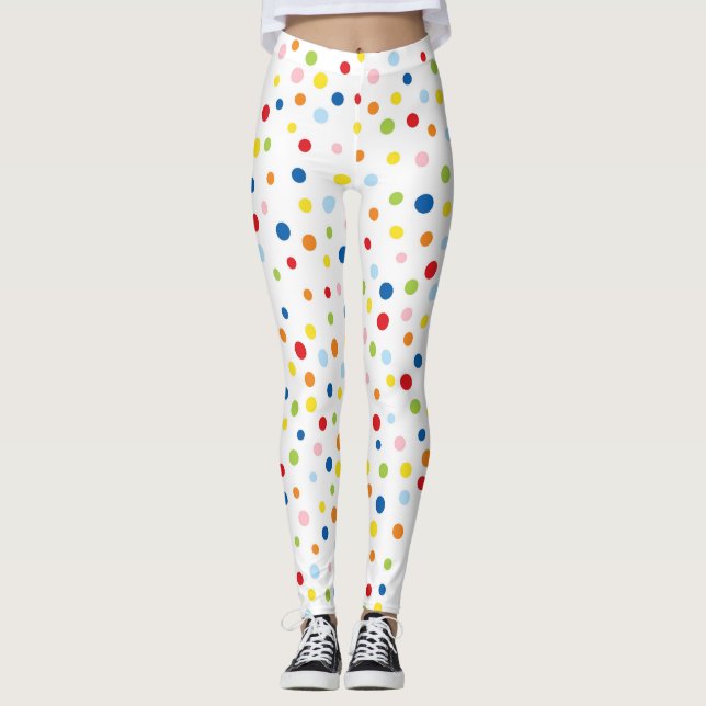 Spaß Konfetti bunt Leggings (Vorderseite)