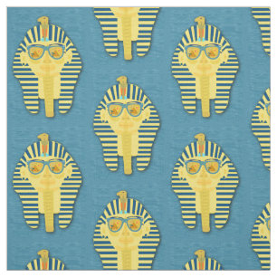 Spaß-König Tut Pattern Stoff