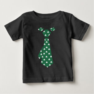 Spaß-Krawatte Druckentwurfs-St Patrick TagesShirt Baby T-shirt