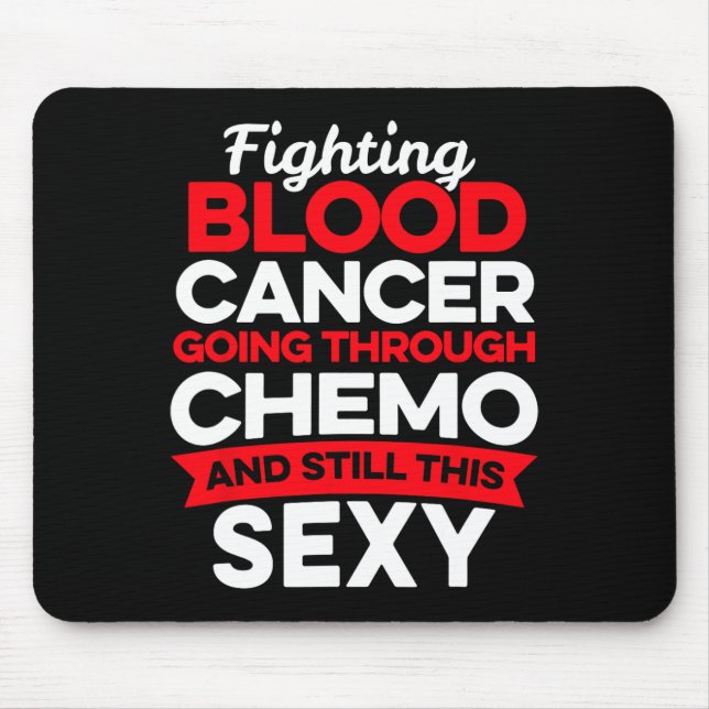 Spaß Krebs kämpfen Blutkrebs Patient Chemo Thor Mousepad (Vorne)
